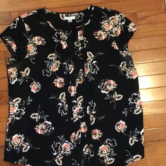 EVAN PICONE Dress plus Croft & Barrow black & Floral blouse - Picture 2 of 7